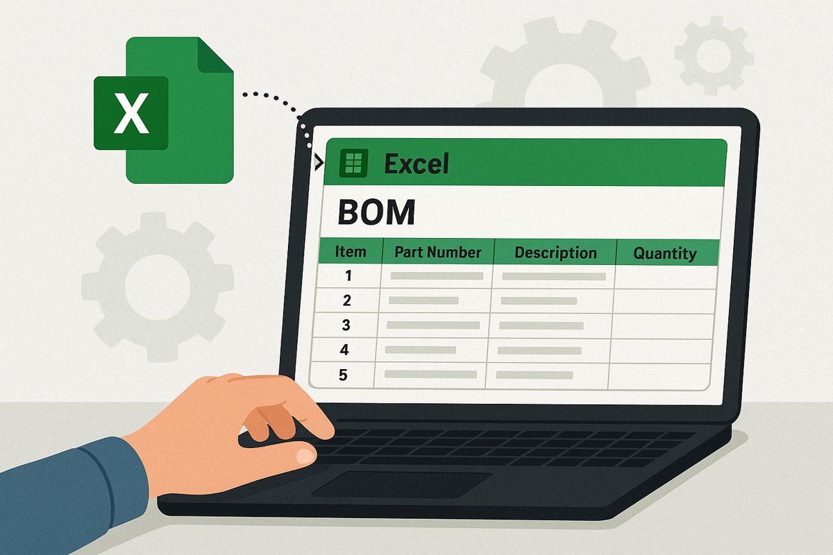ورود اطلاعات کالا و BOM از طریق اکسل — فکرگستر